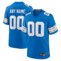 Jdoa Custom D.Lions Blue Home Game Stitched Jerseys