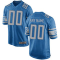Jdoa Custom D.Lions Blue Replica Game Stitched Jerseys