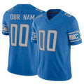 Jdoa Custom D.Lions Blue Vapor F.U.S.E. Limited Home Game Any Name & Numbers Stitched Jerseys