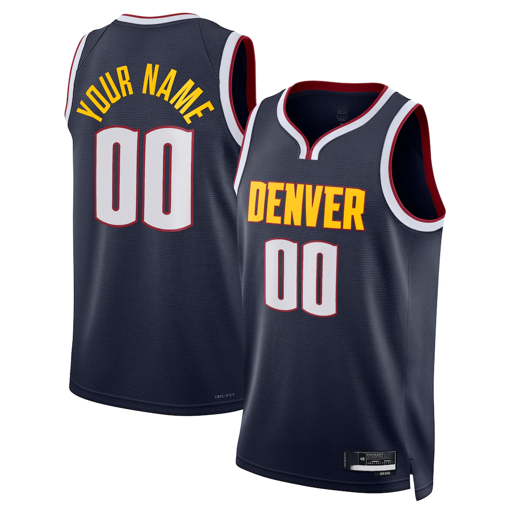 Xdoa Custom D.Nuggets Navy Swingman Jerseys - Icon Edition