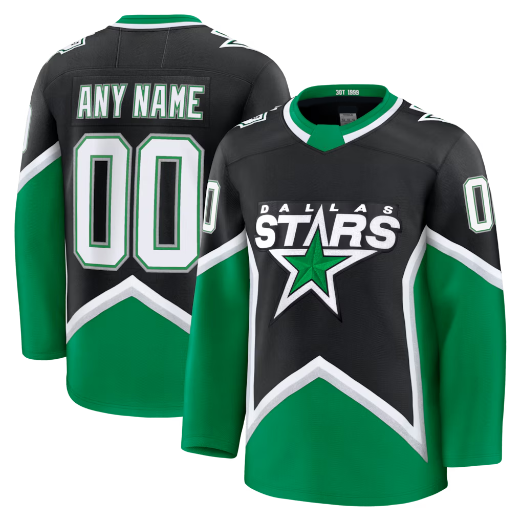 Jdoa Custom D.Stars Black Alternate Premium Jerseys