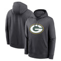 Jdoa Custom GB.Packers Anthracite Pullover Hoodie Game Stitched Jerseys