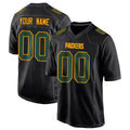 Jdoa Custom GB.Packers Black Fashion Game Stitched Jerseys