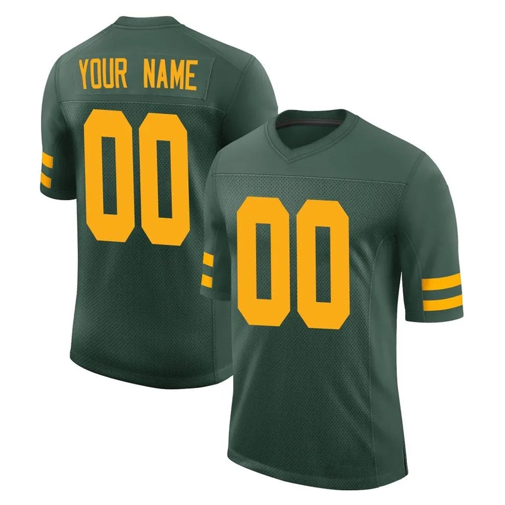 Jdoa Custom GB.Packers Green Alternate Vapor Home Game Any Name & Numbers Stitched Jerseys