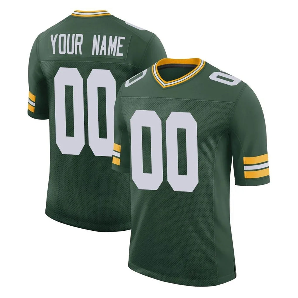 Jdoa Custom GB.Packers Green Limited Classic Home Game Any Name & Numbers Stitched Jerseys