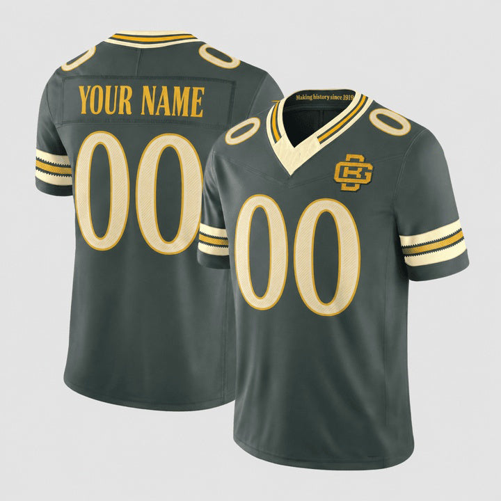 Jdoa Custom GB.Packers Green Rivalries Jersey - All Stitched