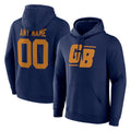 Jdoa Custom GB.Packers Navy The 1923 Classic Pullover Hoodies Limited Game Any Name & Numbers Stitched Jerseys