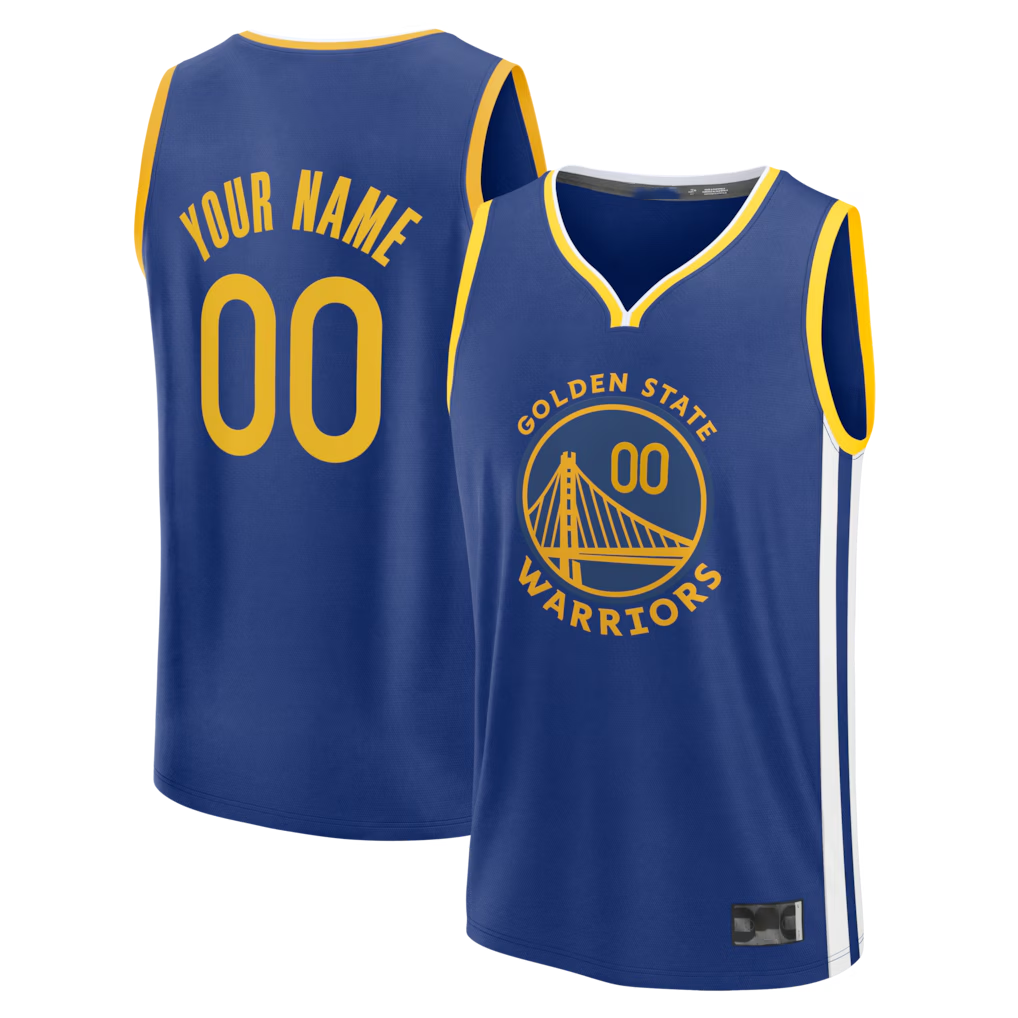 Xdoa Custom G.State Warriors Royal Swingman Jerseys - Icon Edition