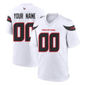 Jdoa Custom H.Texans White Home Game Any Name & Numbers Stitched Jerseys