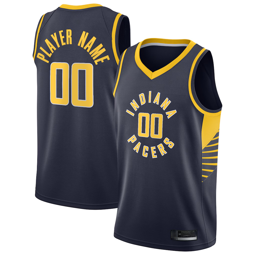 Xdoa Custom I.Pacers Navy Swingman Jerseys - Icon Edition