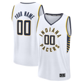 Xdoa Custom I.Pacers  White Fast Break Jerseys - Icon Edition