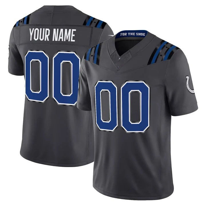 Jdoa Custom IN.Colts Anthracite 2026 Rivalries Vapor Limited Jersey - All Stitched