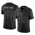 Jdoa Custom IN.Colts Black Reflective Limited Game Any Name & Numbers Stitched Jerseys