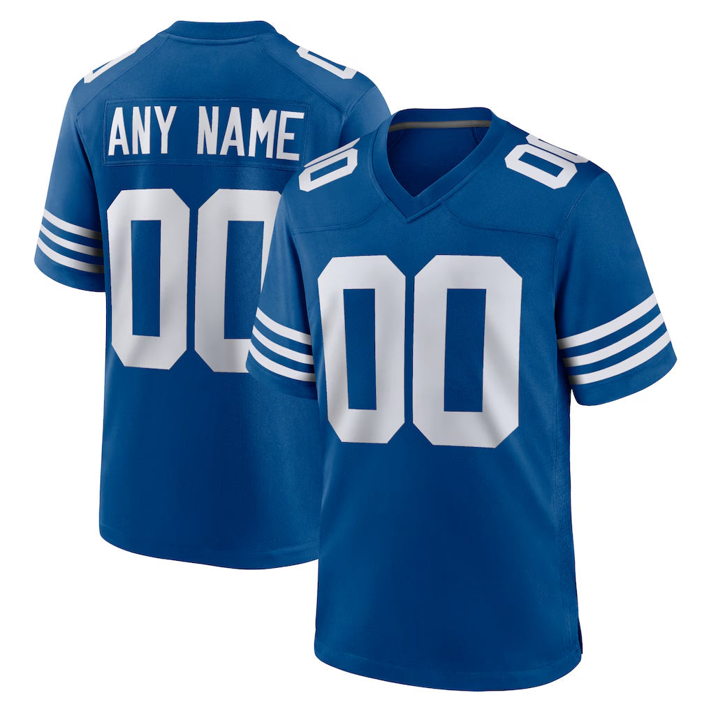 Jdoa Custom IN.Colts Royal Limited Home Game Any Name & Numbers Stitched Jerseys