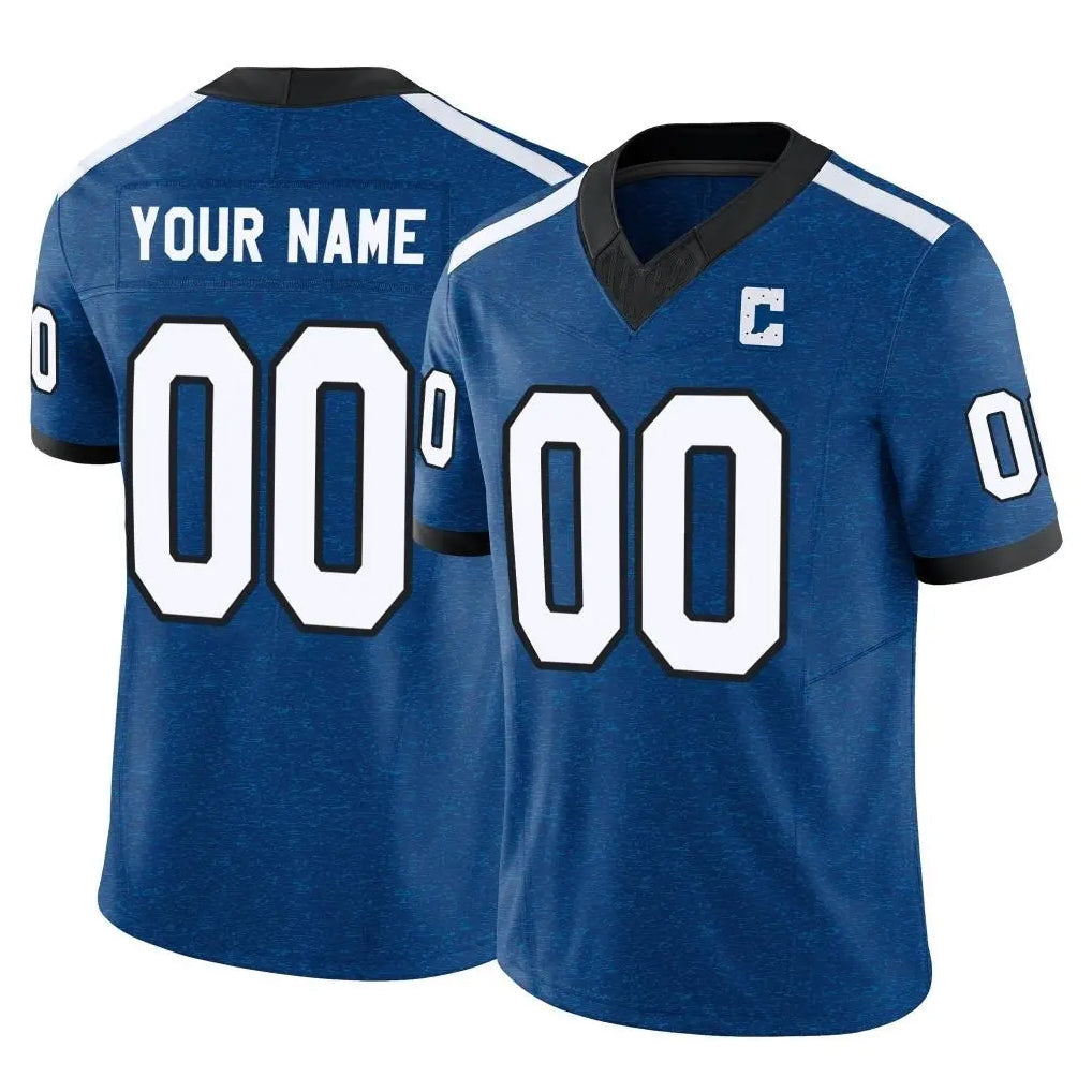 Jdoa Custom IN.Colts Royal Limited Indiana Nights Alternate Vapor F.U.S.E. Home Game Any Name & Numbers Stitched Jerseys