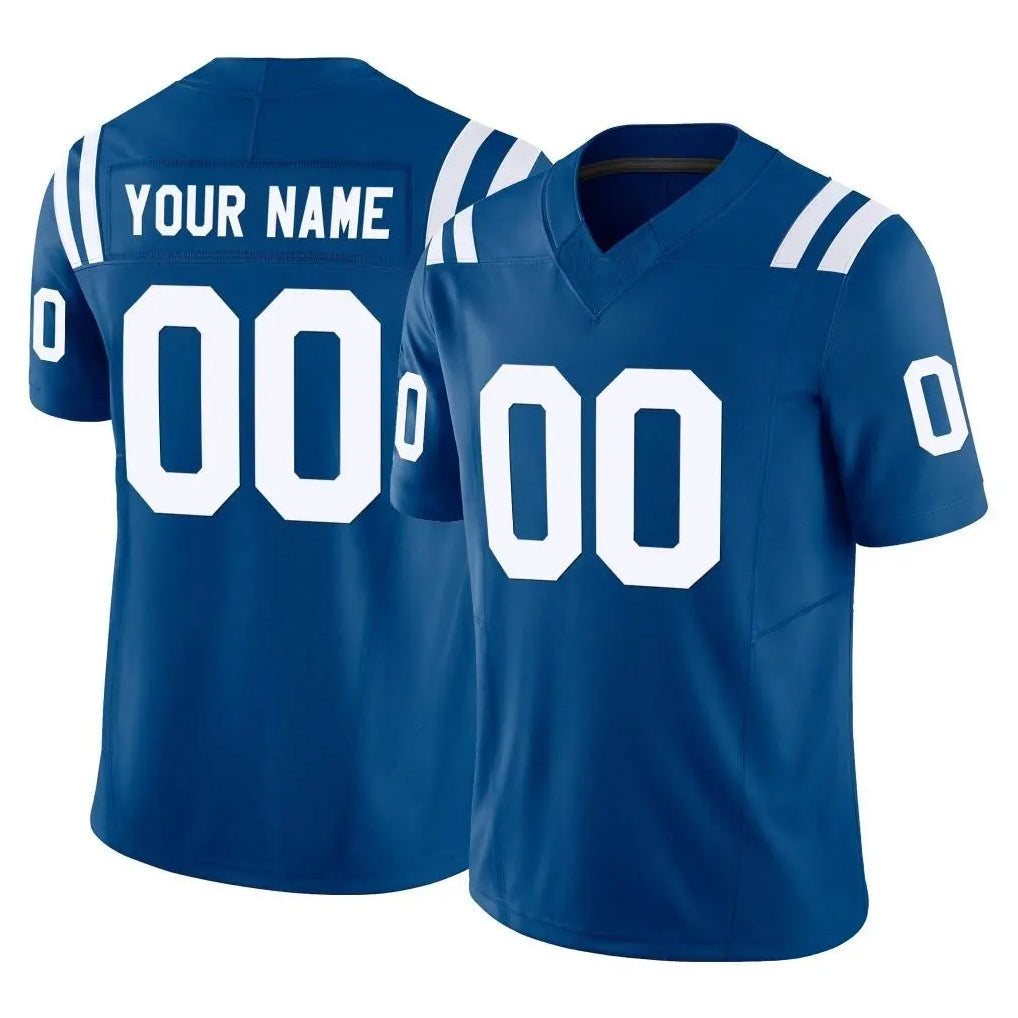 Jdoa Custom IN.Colts Royal Limited Vapor F.U.S.E. Home Game Any Name & Numbers Stitched Jerseys