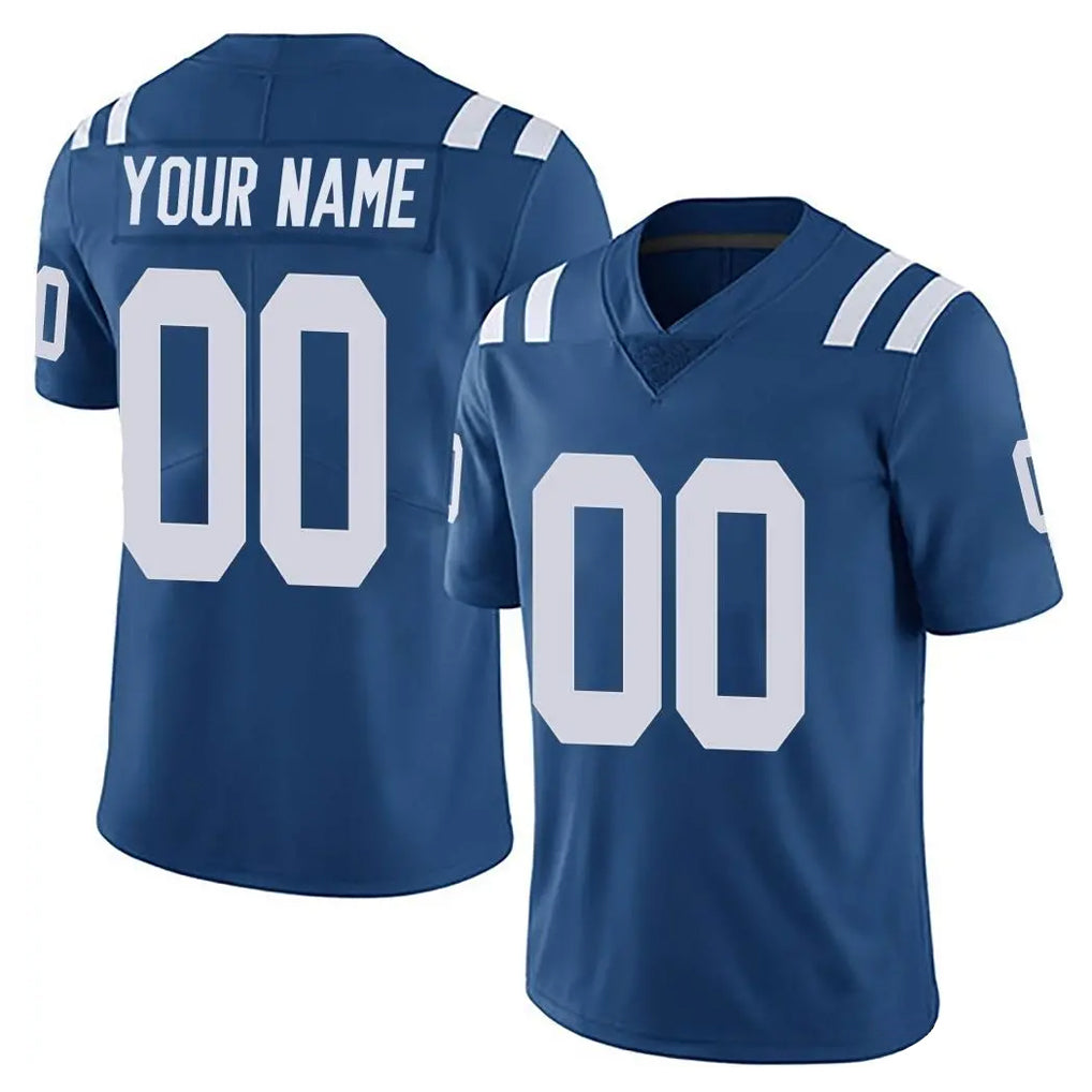 Jdoa Custom IN.Colts Royal Limited Vapor Untouchable Home Game Any Name & Numbers Stitched Jerseys