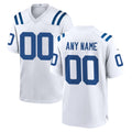 Jdoa Custom IN.Colts White Home Game Any Name & Numbers Stitched Jerseys