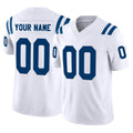 Jdoa Custom IN.Colts White Limited Vapor F.U.S.E. Home Game Any Name & Numbers Stitched Jerseys
