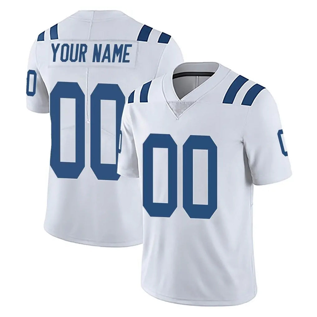 Jdoa Custom IN.Colts White Limited Vapor Untouchable Home Game Any Name & Numbers Stitched Jerseys