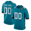 Jdoa Custom J.Jaguars Teal Home Game Any Name & Numbers Stitched Jerseys