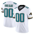 Jdoa Custom J.Jaguars White Prowler Throwback Vapor F.U.S.E. Limited Home Game Any Name & Numbers Stitched Jerseys