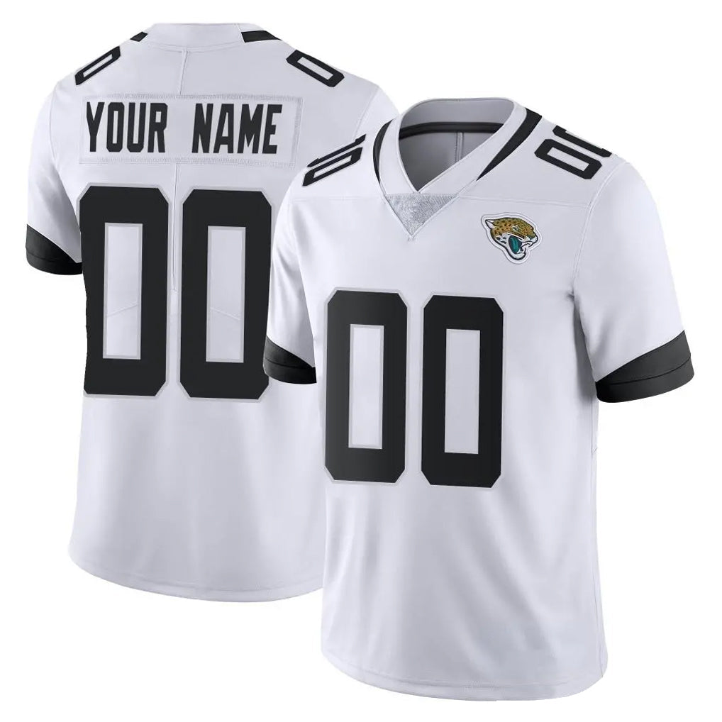 Jdoa Custom J.Jaguars White Vapor Untouchable Limited Home Game Any Name & Numbers Stitched Jerseys