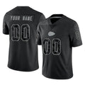 Jdoa Custom KC.Chiefs Black Limited Reflective Game Any Name & Numbers Stitched Jerseys