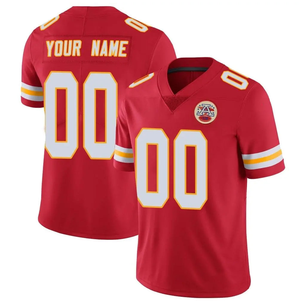 Jdoa Custom KC.Chiefs Red Limited Vapor Untouchable Home Game Any Name & Numbers Stitched Jerseys