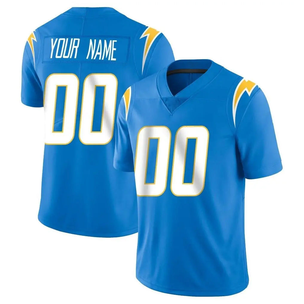 Jdoa Custom LA.Chargers Blue Limited Vapor Untouchable Home Game Any Name & Numbers Stitched Jerseys