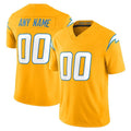 Jdoa Custom LA.Chargers Gold Limited Vapor F.U.S.E. Home Game Any Name & Numbers Stitched Jerseys