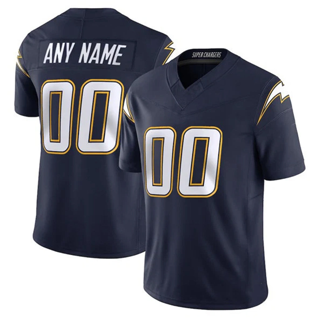 Jdoa Custom LA.Chargers Navy Vapor F.U.S.E. Limited Home Game Any Name & Numbers Stitched Jerseys