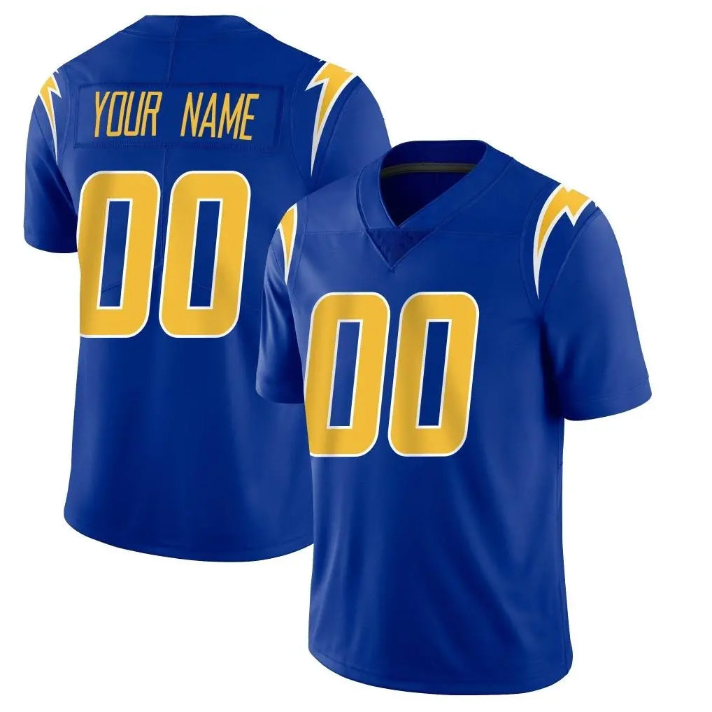 Jdoa Custom LA.Chargers Royal Limited Vapor Home Game Any Name & Numbers Stitched Jerseys