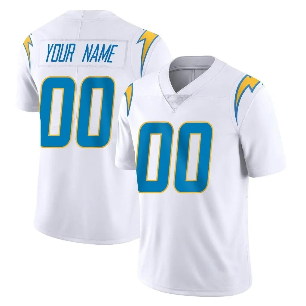 Jdoa Custom LA.Chargers White Limited Vapor Untouchable Home Game Any Name & Numbers Stitched Jerseys