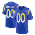 Jdoa Custom LA.Rams Royal Home Game Any Name & Numbers Stitched Jerseys