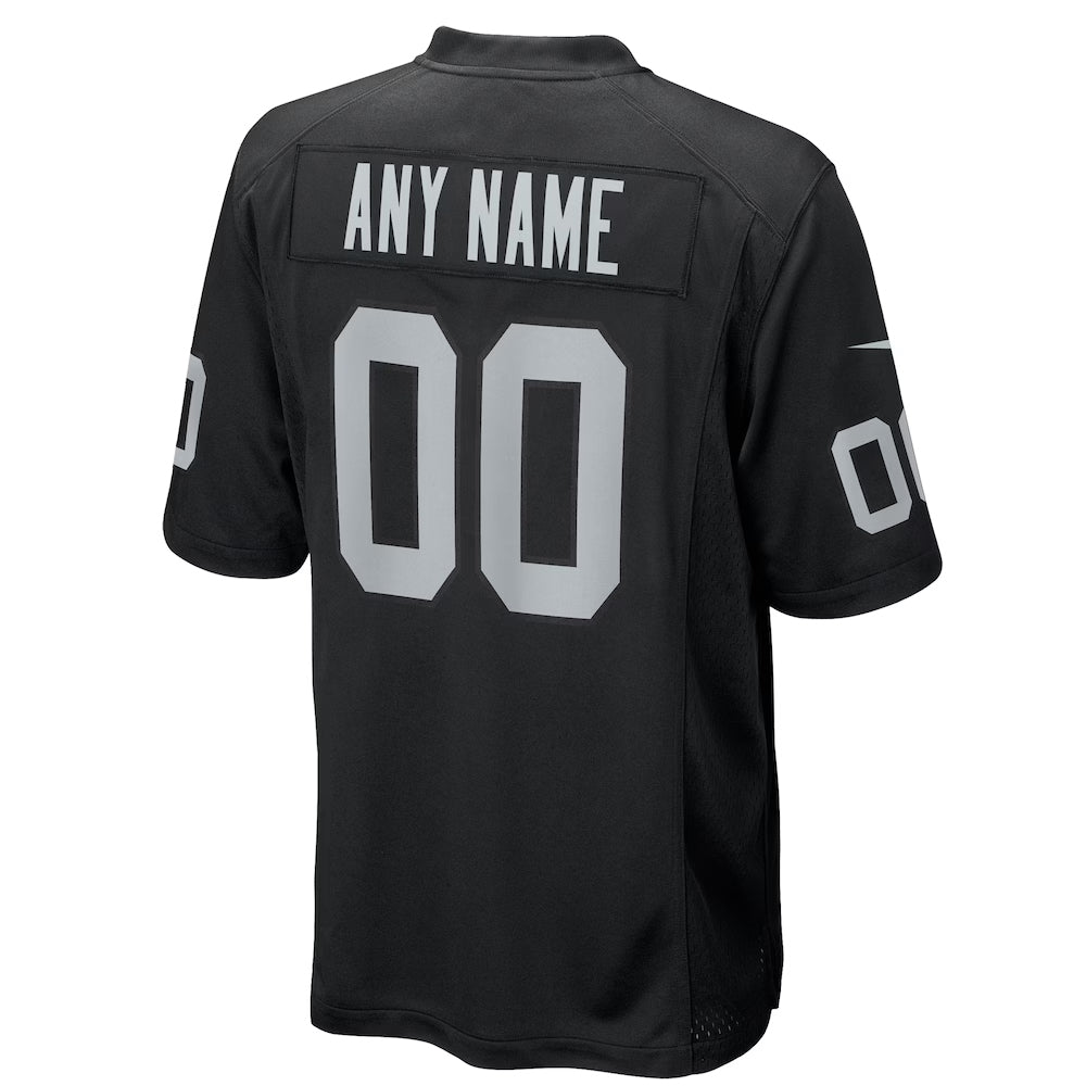 Jdoa Custom LV.Raiders Black Home Game Stitched Jersey