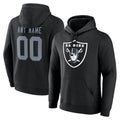 Jdoa Custom LV.Raiders Black LOGO Pullover Hoodies Home Game Any Name & Numbers Stitched Jerseys