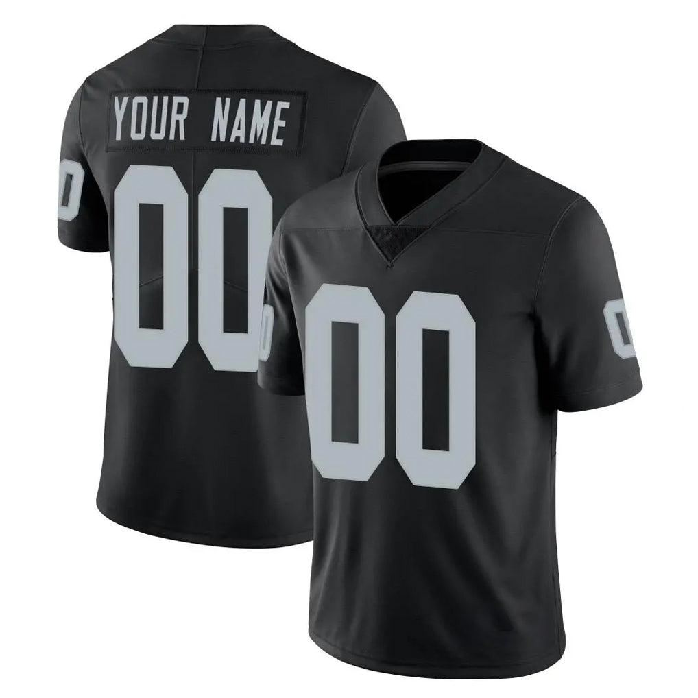 Jdoa Custom LV.Raiders Black Limited Vapor Untouchable Home Game Any Name & Numbers Stitched Jerseys