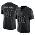 Jdoa Custom LV.Raiders Black RFLCTV Limited Stitched Jerseys