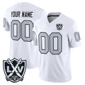 Jdoa Custom LV.Raiders White 2026 Vapor Limited Home Game Any Name & Numbers Stitched Jerseys