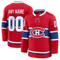 Jdoa Custom M.Canadiens Red Home Premium Jerseys
