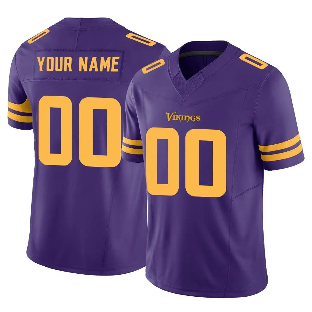 Jdoa Custom MN.Vikings Purple Limited Alternate Vapor F.U.S.E. Home Game Any Name & Numbers Stitched Jerseys