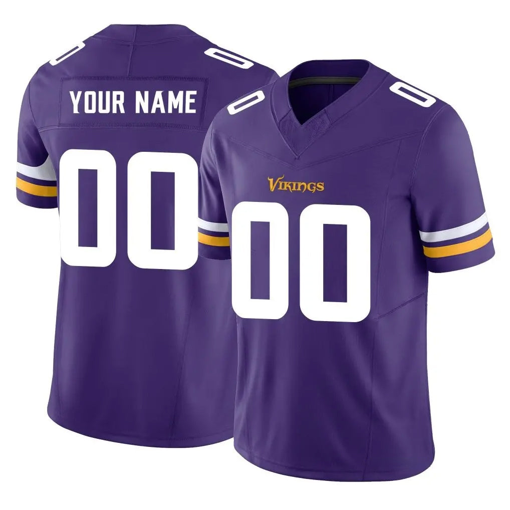 Jdoa Custom MN.Vikings Purple Limited Vapor F.U.S.E. Home Game Any Name & Numbers Stitched Jerseys