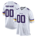 Jdoa Custom MN.Vikings White Home Game Any Name & Numbers Stitched Jerseys