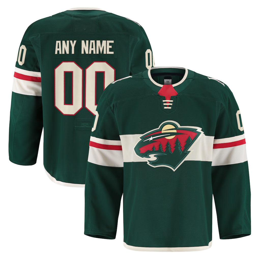 Jdoa Custom M.Wild Green Home Authentic Pro Jerseys