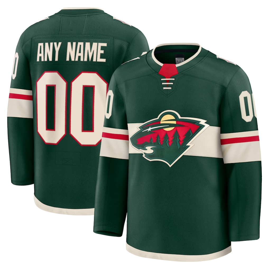 Jdoa Custom M.Wild Green Home Premium Jerseys