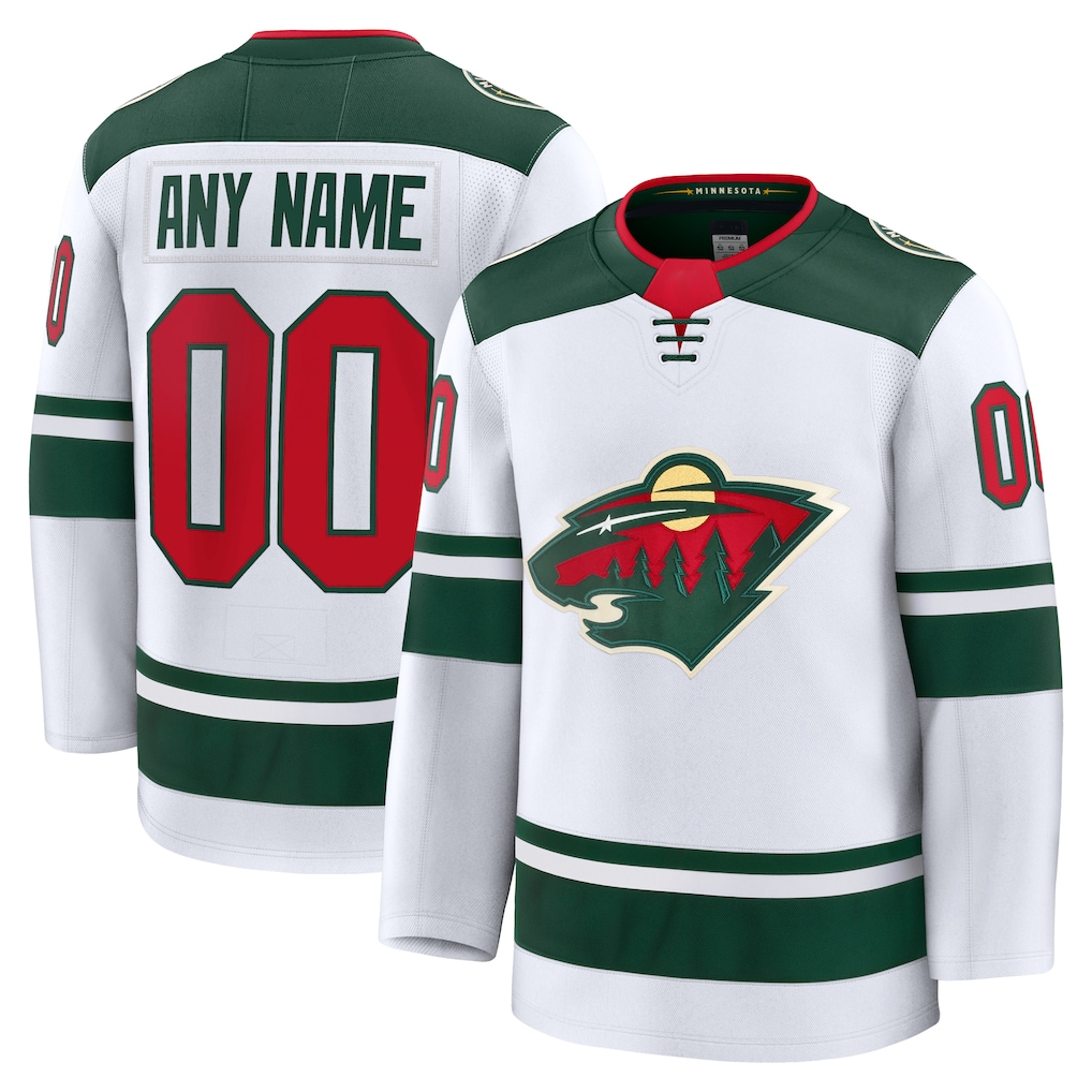 Jdoa Custom M.Wild White Away Premium Jerseys