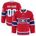 Jdoa Custom Montreal Canadiens Red Home Authentic Pro Jerseys