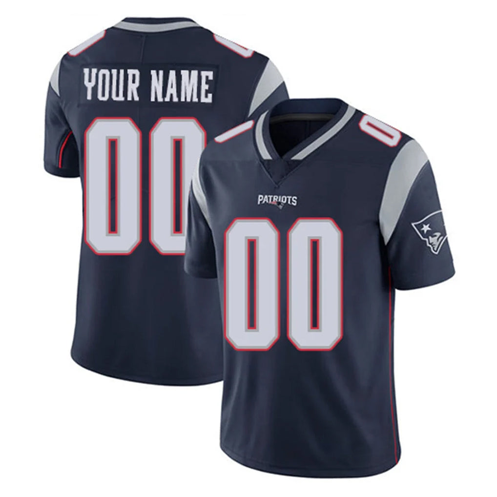 Jdoa Custom NE.Patriots Navy Limited Vapor Home Game Any Name & Numbers Stitched Jerseys