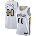 Jdoa Custom NO.Pelicans White 2020-2021 Swingman Stitched Jerseys- Association Edition